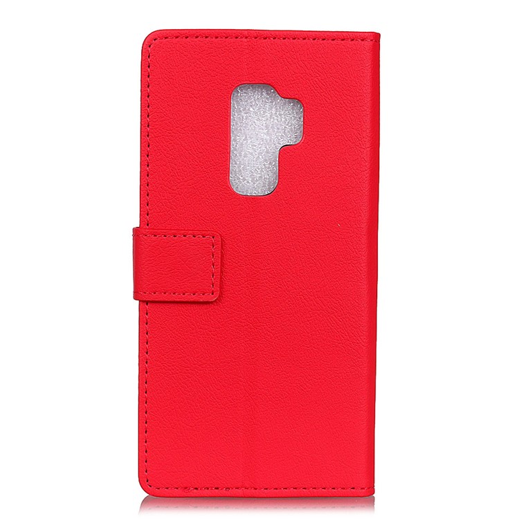 Wallet Leather Magnetic Case for Samsung Galaxy S9+ G965 - Red-2