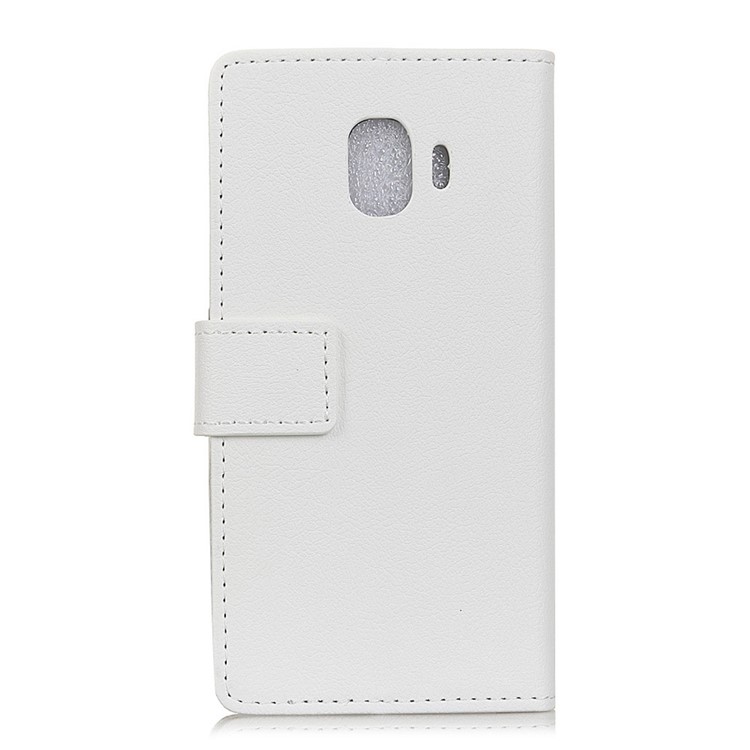 Wallet Leather Stand Cover for Samsung Galaxy J2 Pro 2018 - White-2