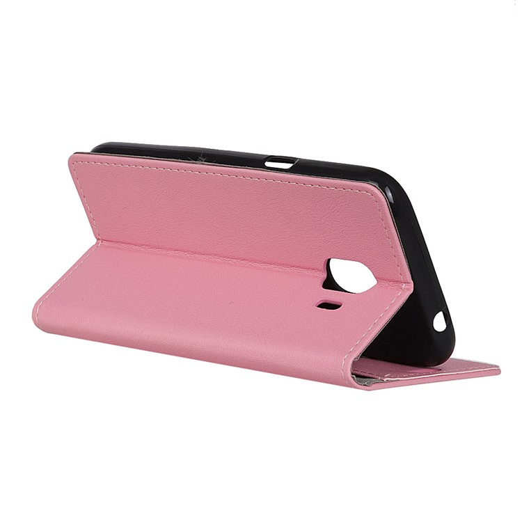 Leather Stand Case with Stand for Samsung Galaxy J2 Pro 2018 - Pink-5