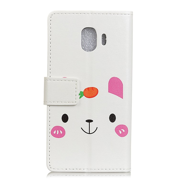 For Samsung Galaxy J2 Pro 2018 Pattern Printing PU Leather Wallet Phone Case - Cute Animal-2