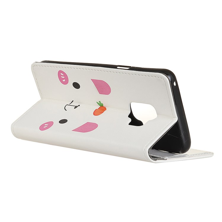 For Samsung Galaxy S9 Pattern Printing PU Leather Wallet Phone Case - Cute Panda-4