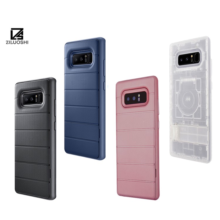 Cool Armor PC + TPU Hybrid Case with Invisible Kickstand for Samsung Galaxy Note 8 SM-N950 - Black-4