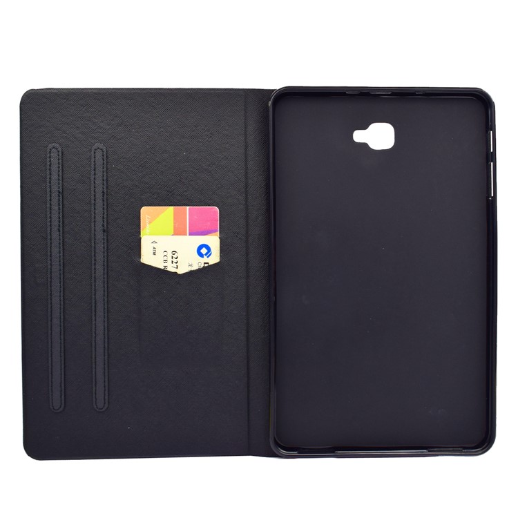 Funda Protectora De Cuero Con Dibujos Para Samsung Galaxy Tab A 10.1 (2016) T580 T585 - Unicornio-4