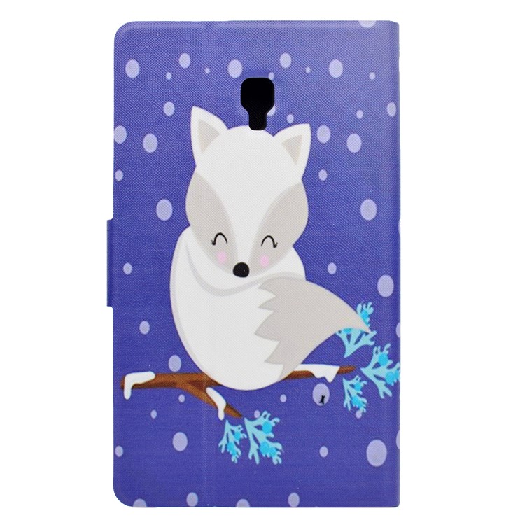 Patterned Leather Wallet Folio Flip Case with Card Holder for Samsung Galaxy Tab A 8.0 (2017) T380 T385 - Cute Fox-3