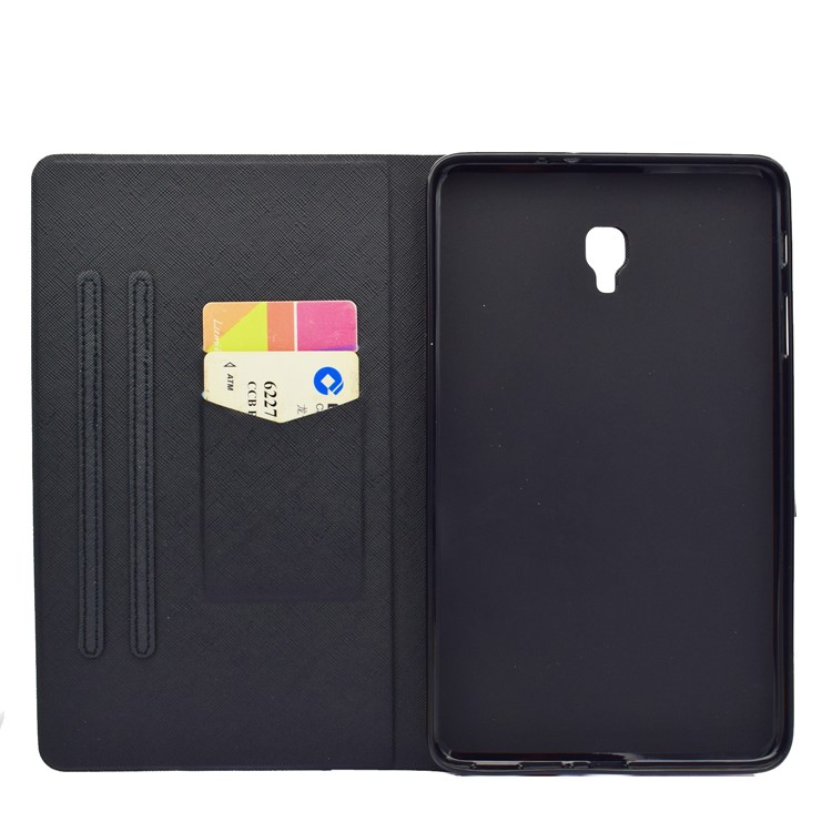 Pattern Printing Leather Wallet Cover with Card Slots for Samsung Galaxy Tab A 8.0 (2017) T380 T385 - Unicorn-4