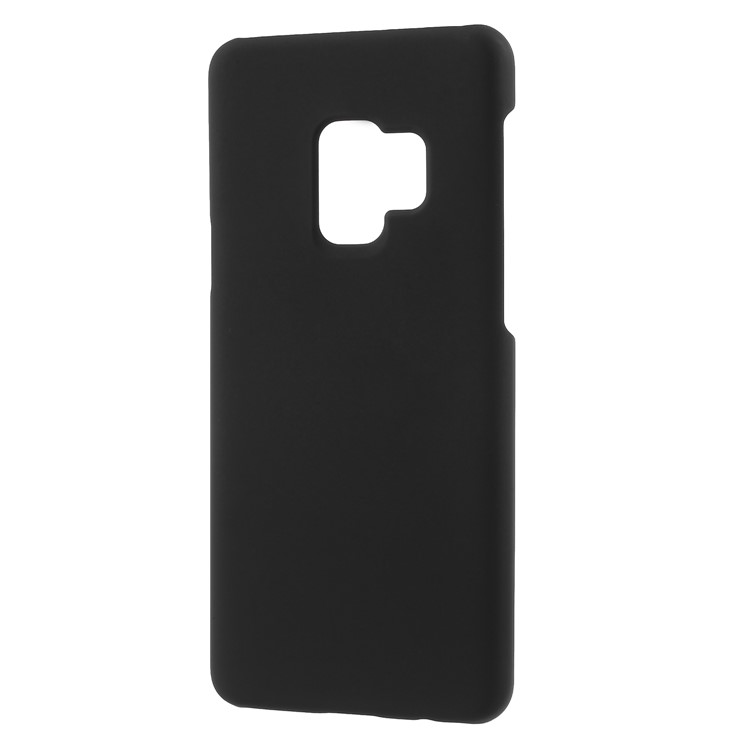 Rubberized Hard Plastic Back Cover for Samsung Galaxy S9 - Black-2
