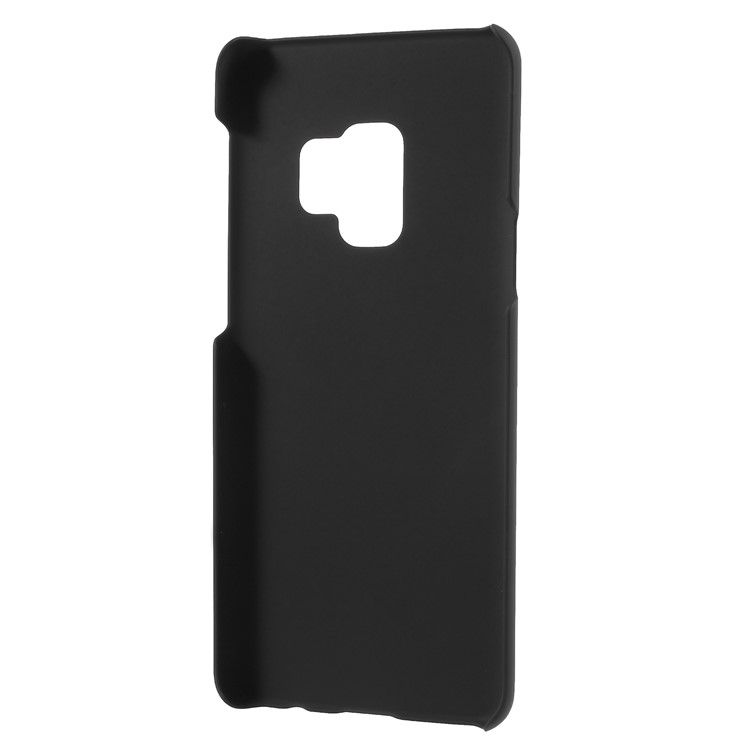 Rubberized Hard Plastic Back Cover for Samsung Galaxy S9 - Black-3