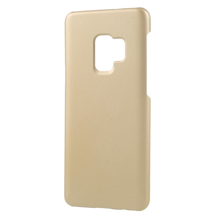 For Samsung Galaxy S9 Rubberized Hard Plastic Back Phone Case - Gold-2