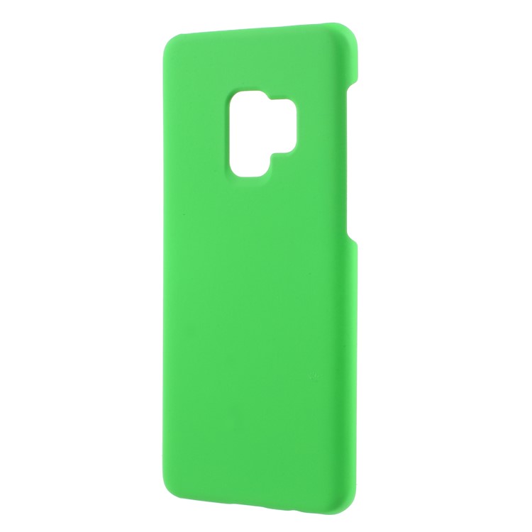 Rubberized Hard Plastic Back Phone Cover for Samsung Galaxy S9 - Green-2