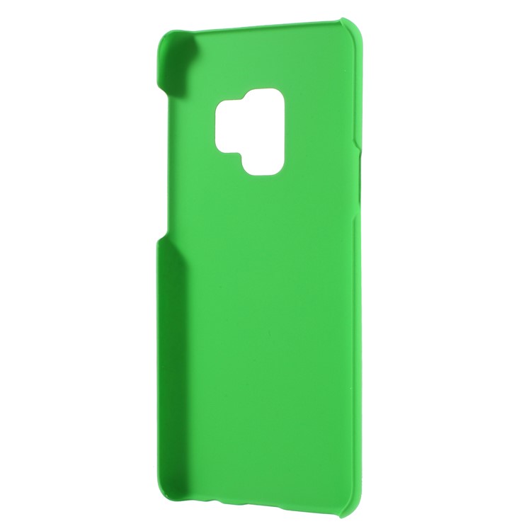 Rubberized Hard Plastic Back Phone Cover for Samsung Galaxy S9 - Green-3