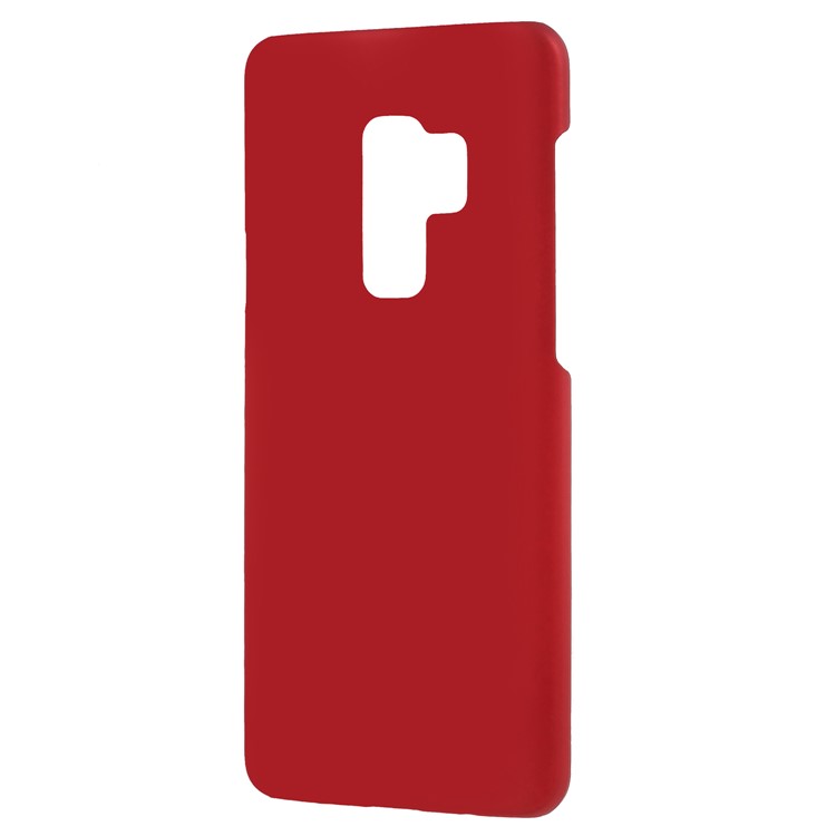 For Samsung Galaxy S9+ G965 Rubberized Hard Plastic Mobile Shell - Red-2