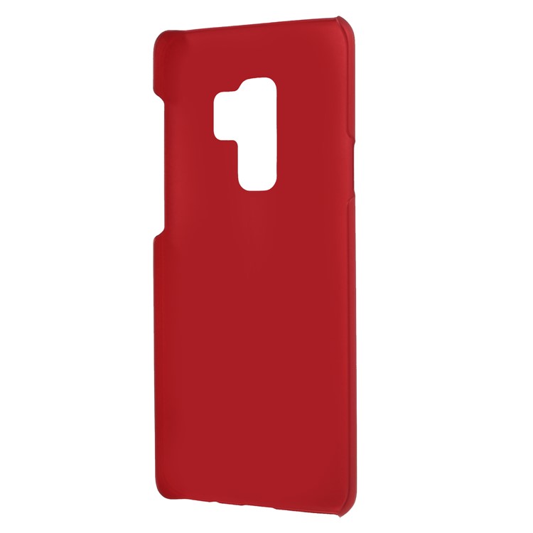 For Samsung Galaxy S9+ G965 Rubberized Hard Plastic Mobile Shell - Red-3