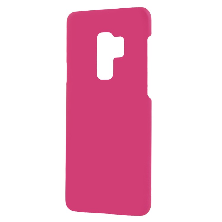 For Samsung Galaxy S9 Plus G965 Rubberized Hard Plastic Phone Case - Rose-2
