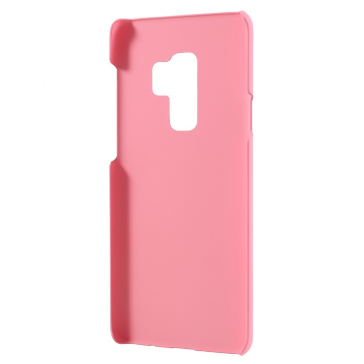For Samsung Galaxy S9+ G965 Rubberized Hard Plastic Phone Cover - Pink-3