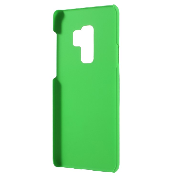For Samsung Galaxy S9+ G965 Rubberized Hard Plastic Mobile Casing - Green-3