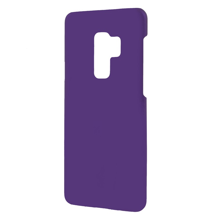 For Samsung Galaxy S9+ G965 Rubberized Hard Plastic Back Cover Protector - Purple-2