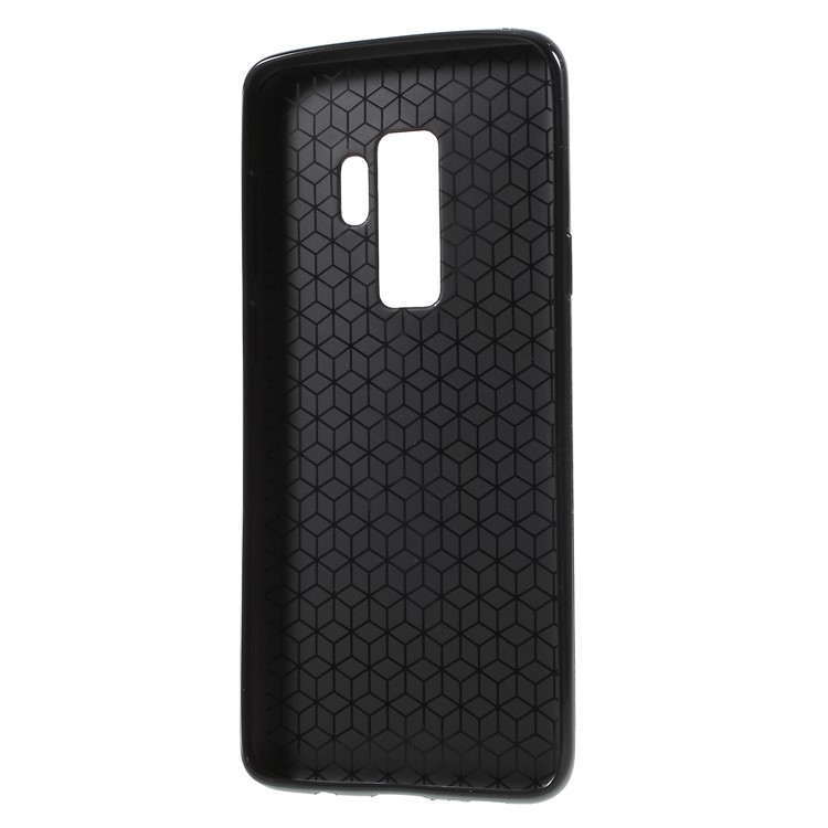 Carbon Fiber Texture Soft TPU Protective Phone Cover for Samsung Galaxy S9 Plus G965 - Black-2