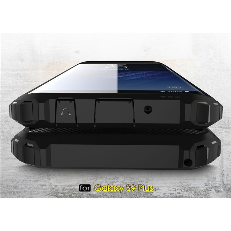 Armor Guard Plastic + TPU Hybrid Case for Samsung Galaxy S9+ - White-6