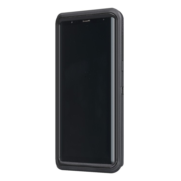 Rugged Hybrid PC TPU Holster Kickstand Case for Samsung Galaxy Note 8 N950 - Black-5