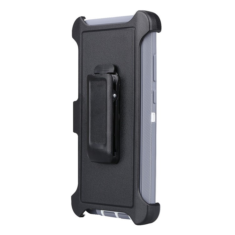 Rugged Hybrid PC TPU Holster Kickstand Shell for Samsung Galaxy Note 8 N950 - Grey-3