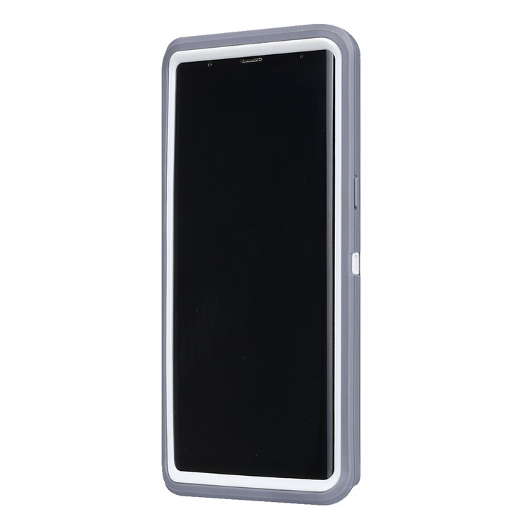 Rugged Hybrid PC TPU Holster Kickstand Shell for Samsung Galaxy Note 8 N950 - Grey-4