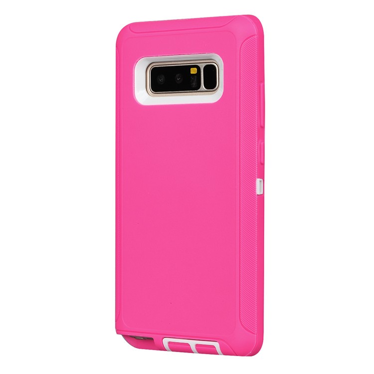Rugged PC TPU Combo Kickstand Holster Phone Case for Samsung Galaxy Note 8 N950 - Rose-2