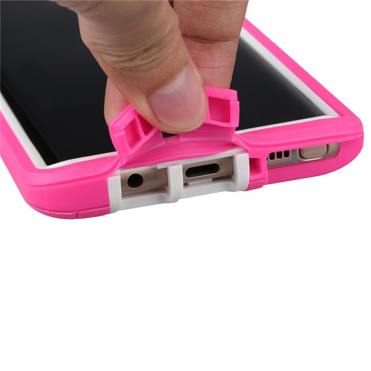 Rugged PC TPU Combo Kickstand Holster Phone Case for Samsung Galaxy Note 8 N950 - Rose-3