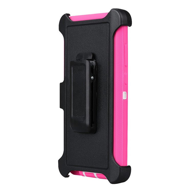 Rugged PC TPU Combo Kickstand Holster Phone Case for Samsung Galaxy Note 8 N950 - Rose-4