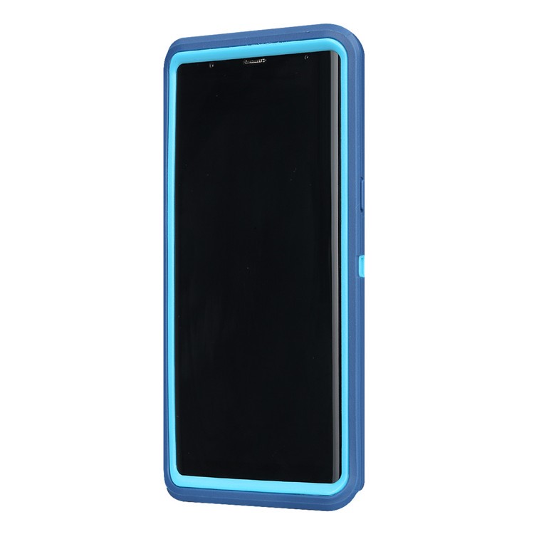 Rugged PC TPU Combo Kickstand Holster Phone Cover for Samsung Galaxy Note 8 N950 - Blue-3