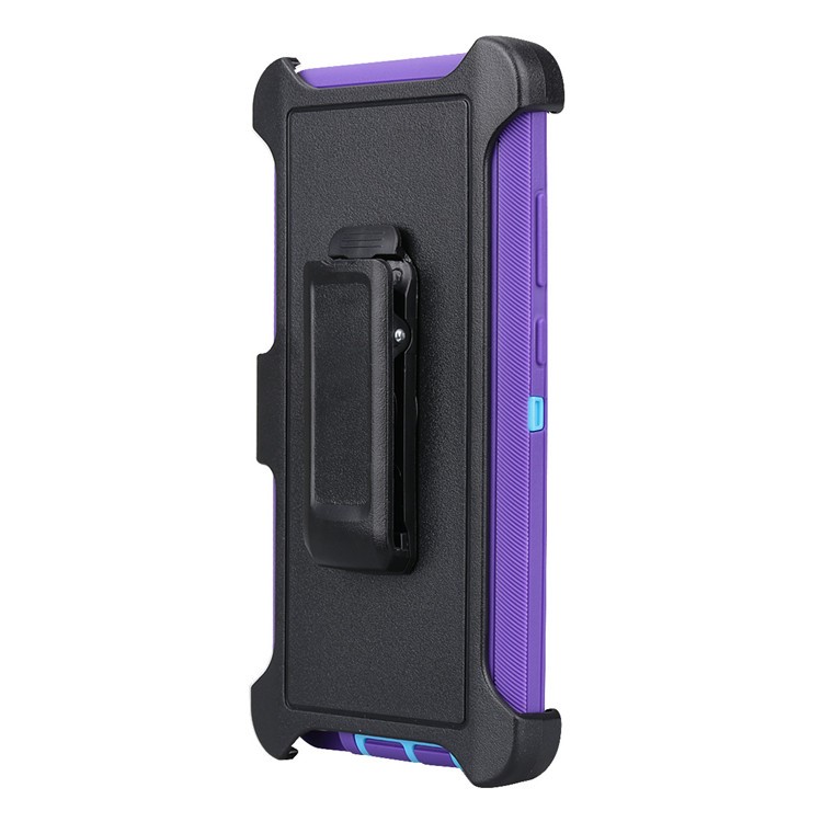 Rugged Hybrid PC TPU Holster Kickstand Mobile Casing for Samsung Galaxy Note 8 N950 - Purple-4