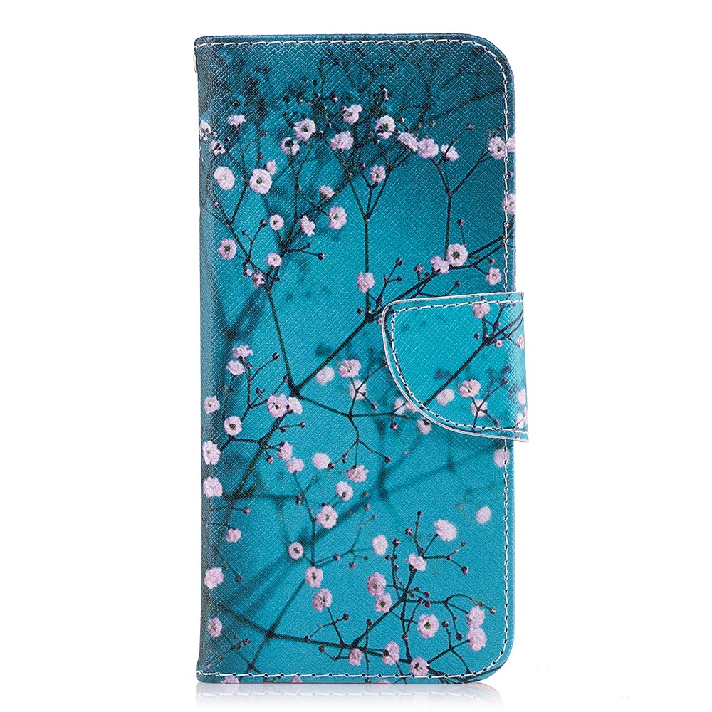 Case de Teléfonos Móviles de Cuero Para la Billetera de Impresión de Patrones Para Samsung Galaxy S9 - Sweet de Invierno