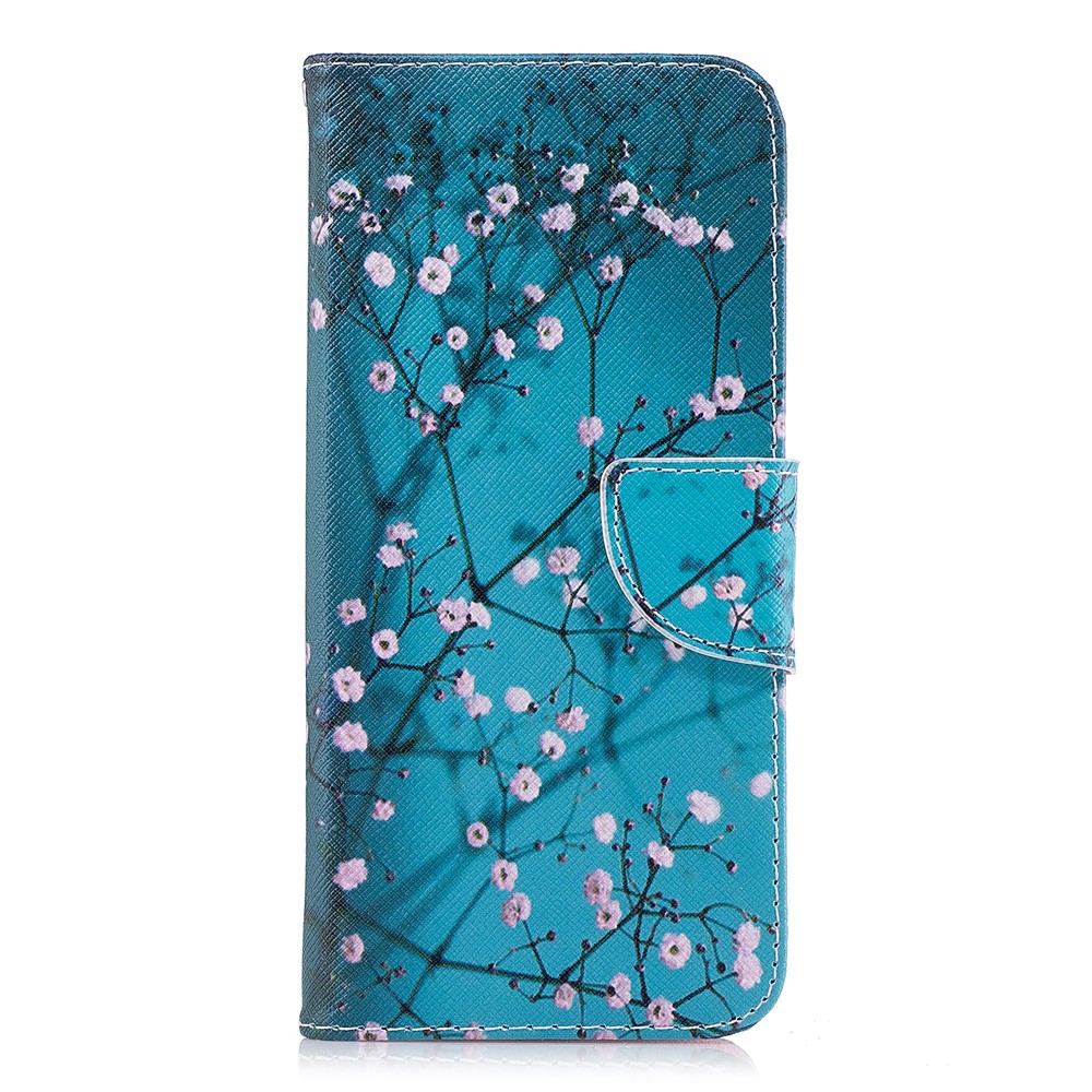 Carteira De Impressão Padrão Caixa De Couro Suporte Telefone Shell Para Samsung Galaxy S9 Plus G965 - Vinagrete-2