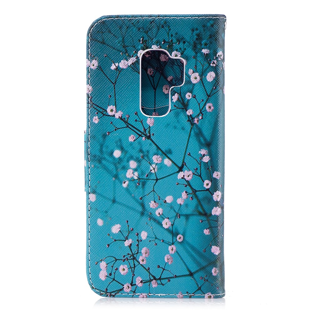 Carteira De Impressão Padrão Caixa De Couro Suporte Telefone Shell Para Samsung Galaxy S9 Plus G965 - Vinagrete-3