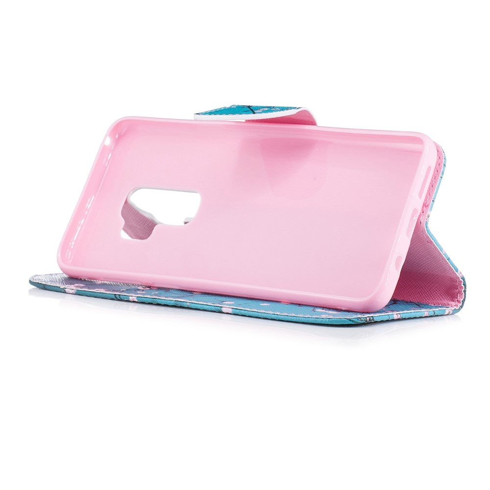 Carteira De Impressão Padrão Caixa De Couro Suporte Telefone Shell Para Samsung Galaxy S9 Plus G965 - Vinagrete-5