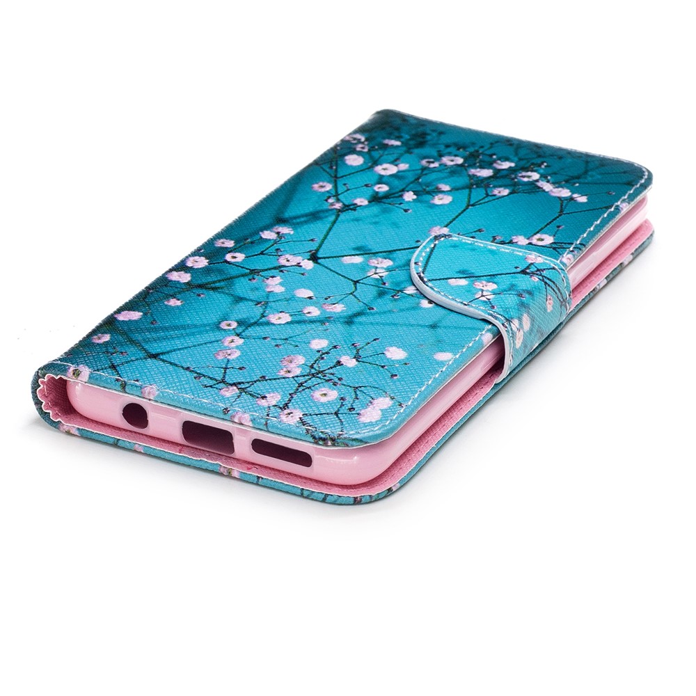 Carteira De Impressão Padrão Caixa De Couro Suporte Telefone Shell Para Samsung Galaxy S9 Plus G965 - Vinagrete-6