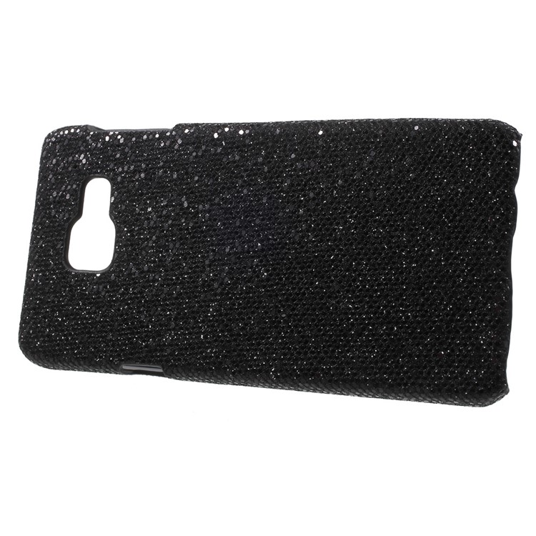 Glitter Sequins Leather Skin PC Cover for Samsung Galaxy A3 SM-A310F (2016) - Black-2