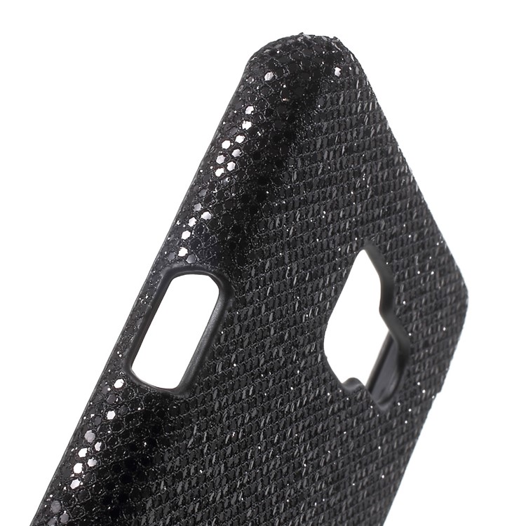Glitter Sequins Leather Skin PC Cover for Samsung Galaxy A3 SM-A310F (2016) - Black-6