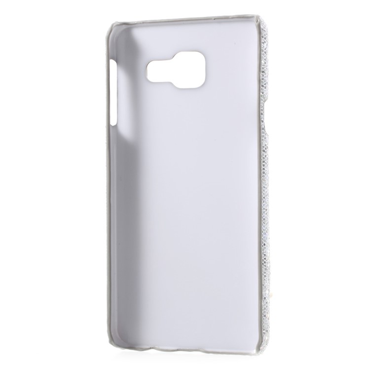 Glitter Sequins Leather Coated PC Case for Samsung Galaxy A3 SM-A310F (2016) - Silver-3