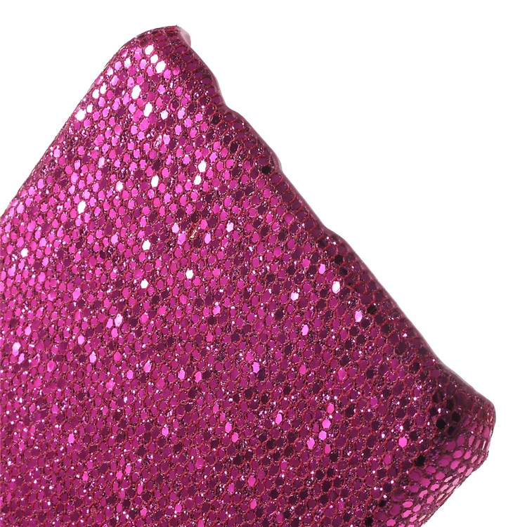 Glitter Sequins Leather Coated PC Shell for Samsung Galaxy A3 SM-A310F (2016) - Rose-4