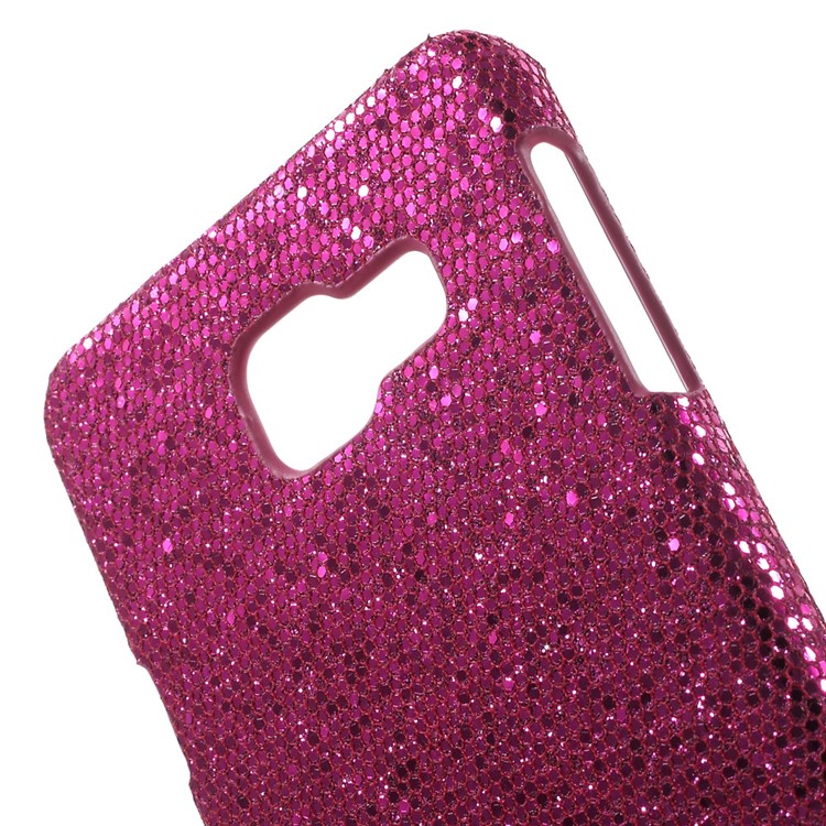 Glitter Sequins Leather Coated PC Shell for Samsung Galaxy A3 SM-A310F (2016) - Rose-5