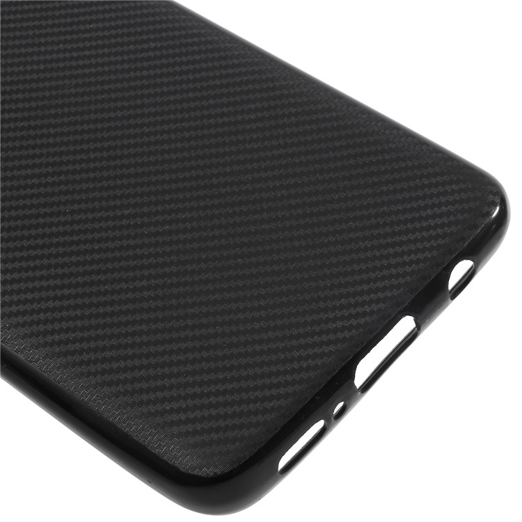 Carbon Fiber Texture Soft TPU Protective Case for Samsung Galaxy S9 - Black-5