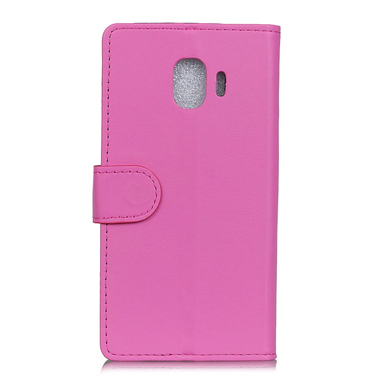 Wallet Stand Leather Mobile Phone Case for Samsung Galaxy J2 Pro 2018 - Rose-2