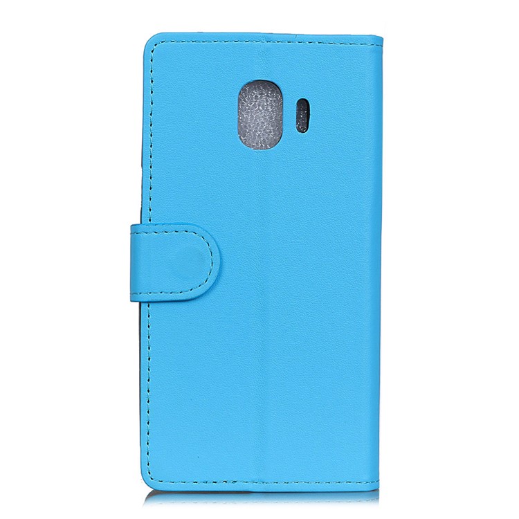 Wallet Stand Leather Mobile Phone Cover for Samsung Galaxy J2 Pro 2018 - Blue-2