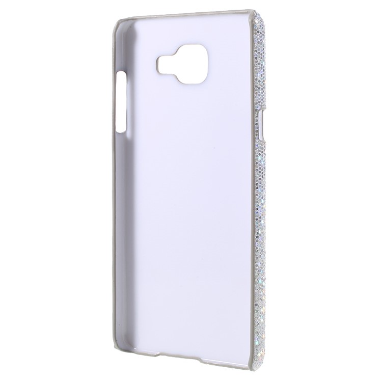 Glitter Sequins Leather Skin Hard Case for Samsung Galaxy A5 SM-A510F (2016) - Silver-2