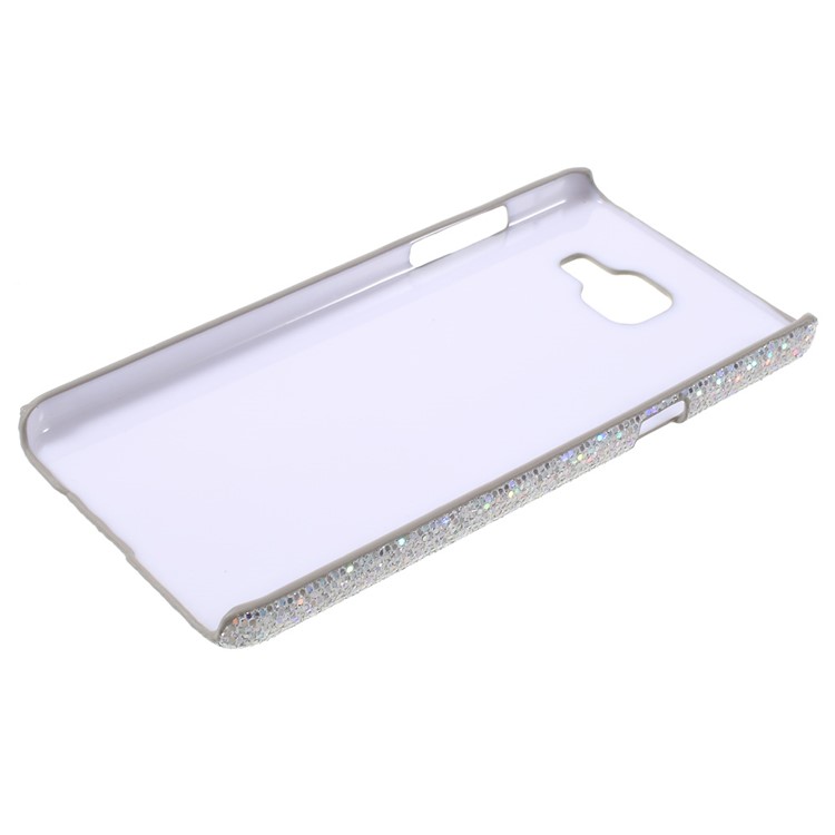 Glitter Sequins Leather Skin Hard Case for Samsung Galaxy A5 SM-A510F (2016) - Silver-3