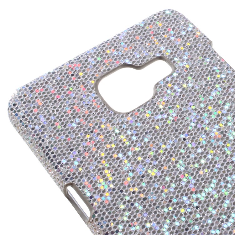 Glitter Sequins Leather Skin Hard Case for Samsung Galaxy A5 SM-A510F (2016) - Silver-4