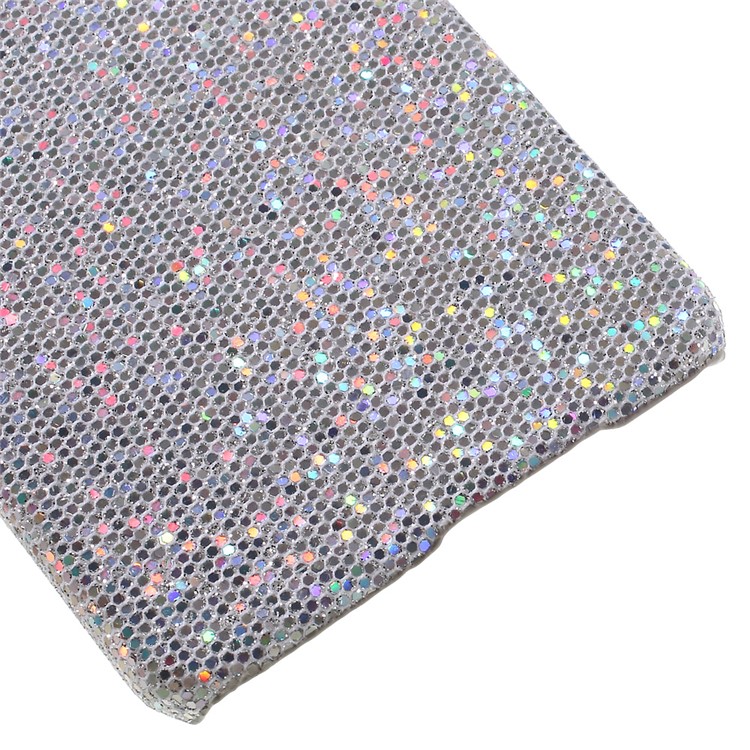 Glitter Sequins Leather Skin Hard Case for Samsung Galaxy A5 SM-A510F (2016) - Silver-5