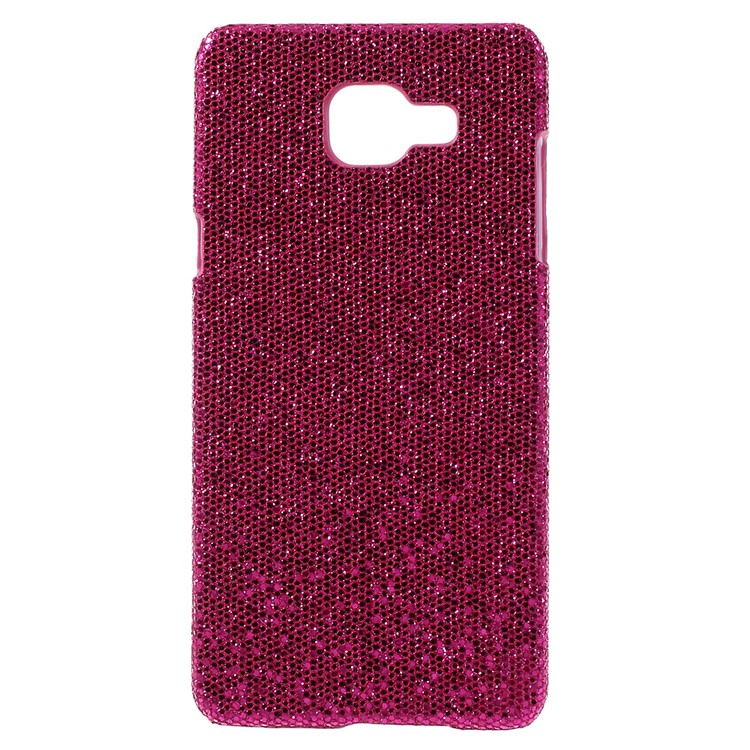 Glitter Sequins Leather Skin PC Cover for Samsung Galaxy A5 SM-A510F (2016) - Rose-1