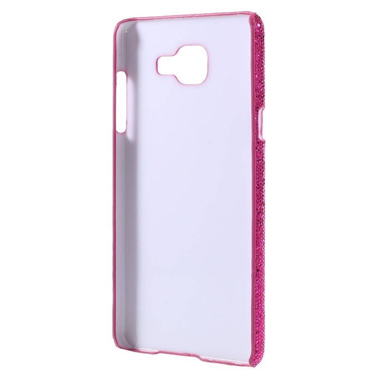 Glitter Sequins Leather Skin PC Cover for Samsung Galaxy A5 SM-A510F (2016) - Rose-2