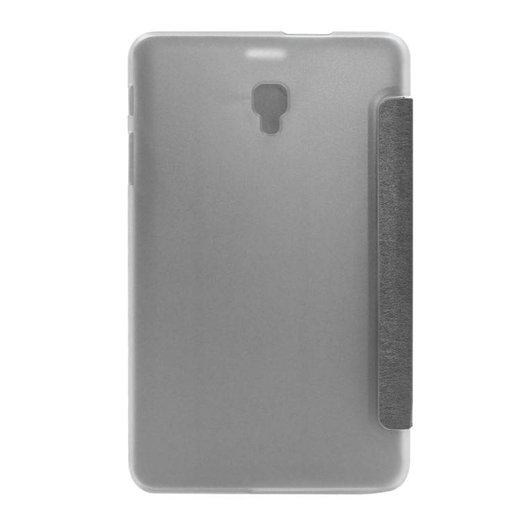 ENKAY Silk Texture Tri-fold Leather Smart Case with Stand for Samsung Galaxy Tab A 8.0 (2017) T380/T385 - Grey-3